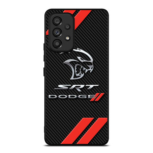 DODGE SRT CARBON LOGO Samsung Galaxy A53 Case Cover DODGE SRT CARBON LOGO Samsung Galaxy A53 Case Cover