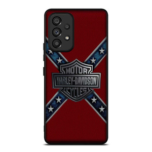HARLEY DAVIDSON FLAG CARBON Samsung Galaxy A53 Case Cover