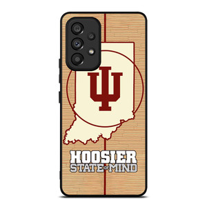HOOSIER STATE OF MIND INDIANA WOODEN LOGO Samsung Galaxy A53 Case Cover