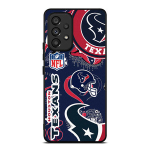 HOUSTON TEXANS NFL STICKER BOMB Samsung Galaxy A53 Case Cover