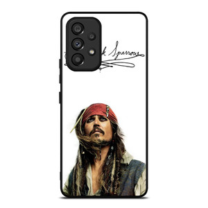 JACK SPARROW SIGNATURE PIRATES OF THE CARIBBEAN  Samsung Galaxy A53 Case Cover