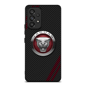 JAGUAR CARBON STRIPE LOGO Samsung Galaxy A53 Case Cover