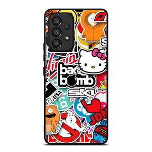 JDM STICKER BOMB Samsung Galaxy A53 Case Cover JDM STICKER BOMB Samsung Galaxy A53 Case Cover