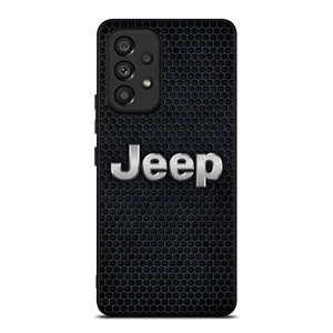 JEEP BLACK METAL LOGO Samsung Galaxy A53 Case Cover