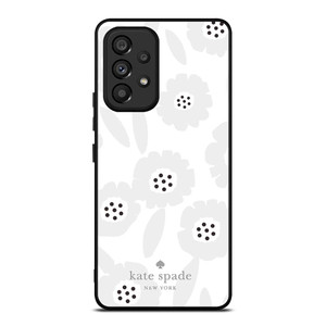 KATE SPADE GREY FLOWER Samsung Galaxy A53 Case Cover