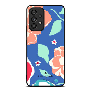 KATE SPADE NEW YORK BLUE FLORAL Samsung Galaxy A53 Case Cover KATE SPADE NEW YORK BLUE FLORAL Samsung Galaxy A53 Case Cover