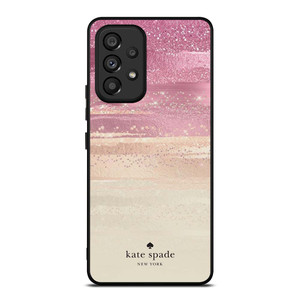 KATE SPADE NEW YORK ROSE GOLD GLITTER Samsung Galaxy A53 Case Cover KATE SPADE NEW YORK ROSE GOLD GLITTER Samsung Galaxy A53 Case Cover