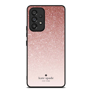 KATE SPADE NEW YORK ROSE WHITE GLITTER Samsung Galaxy A53 Case Cover KATE SPADE NEW YORK ROSE WHITE GLITTER Samsung Galaxy A53 Case Cover