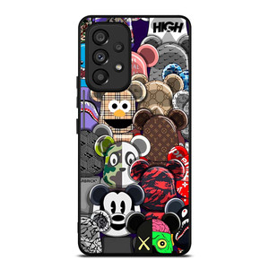 KAWS ALL CHARACTER ICON Samsung Galaxy A53 Case Cover