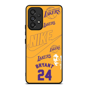 KOBER BRYANT LAKERS NIKE YELLOW Samsung Galaxy A53 Case Cover KOBER BRYANT LAKERS NIKE YELLOW Samsung Galaxy A53 Case Cover