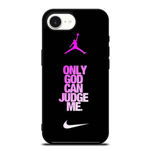 AIR JORDAN NIKE ONLY GOD CAN JUDGE ME iPhone 16e Case Cover AIR JORDAN NIKE ONLY GOD CAN JUDGE ME iPhone 16e Case Cover