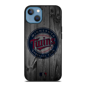MINNESOTA TWINS BASEBALL MLB WOOD LOGO iPhone 13 Case Cover MINNESOTA TWINS BASEBALL MLB WOOD LOGO iPhone 13 Case Cover
