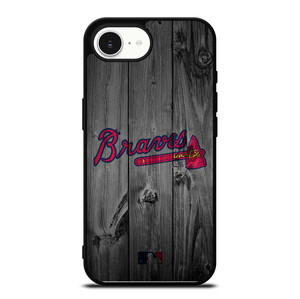 ATLANTA BRAVES BASEBALL MLB WOOD LOGO iPhone 16e Case Cover