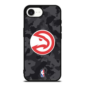 ATLANTA HAWKS BLACK CAMO iPhone 16e Case Cover
