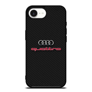 AUDI QUATTRO CARBON LOGO iPhone 16e Case Cover AUDI QUATTRO CARBON LOGO iPhone 16e Case Cover