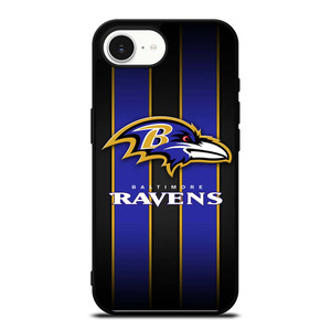 BALTIMORE RAVENS NFL STRIPE LOGO iPhone 16e Case Cover