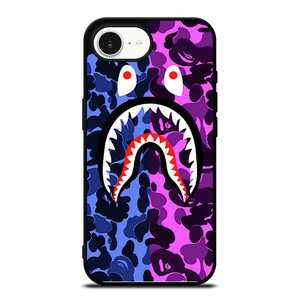 BAPE CAMO LOGO BLUE PURPLE iPhone 16e Case Cover