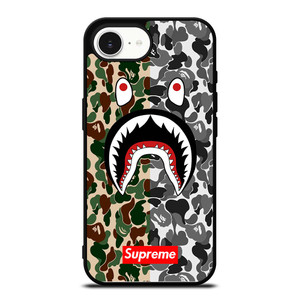 BAPE SHARK SUPREME CAMO 2 iPhone 16e Case Cover BAPE SHARK SUPREME CAMO 2 iPhone 16e Case Cover