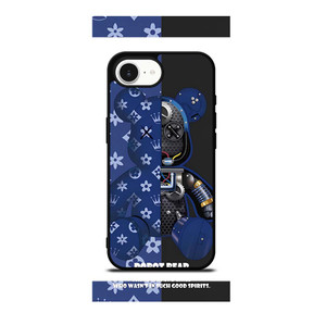 BEAR BRICK KAWS ROBOT BLUE iPhone 16e Case Cover