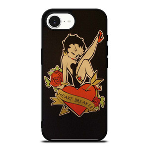 BETTY BOOP HEART BREAKER iPhone 16e Case Cover