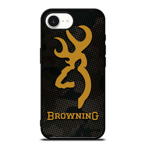 BROWNING ARMS CAMO CARBON iPhone 16e Case Cover