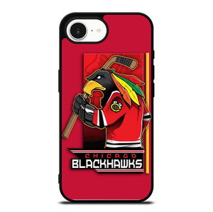 CHICAGO BLACKHAWKS HOCKEY TEAM LOGO MASCOT iPhone 16e Case Cover