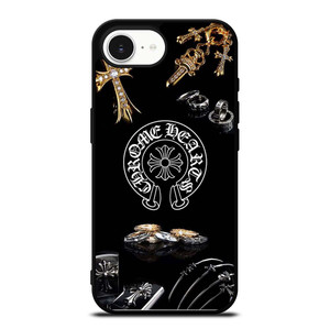 CHROME HEARTS METAL LOGO iPhone 16e Case Cover