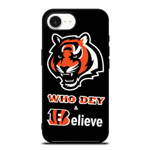 CINCINNATI BENGALS FOOTBALL WHO DEY iPhone 16e Case Cover CINCINNATI BENGALS FOOTBALL WHO DEY iPhone 16e Case Cover