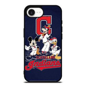 CLEVELAND INDIANS BASEBALL DISNEY MICKEY DONALD GOOFY iPhone 16e Case Cover