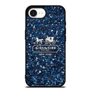 COACH NEW YORK BLUE STONE iPhone 16e Case Cover