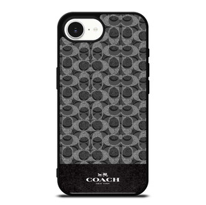COACH NEW YORK LOGO DARK GREY iPhone 16e Case Cover