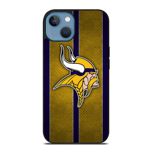 MINNESOTA VIKINGS NFL METAL STRIPE iPhone 13 Case Cover