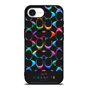 COACH NEW YORK RAINBOW 2 iPhone 16e Case Cover