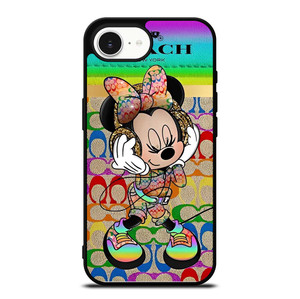 COACH RAINBOW MICKEY iPhone 16e Case Cover
