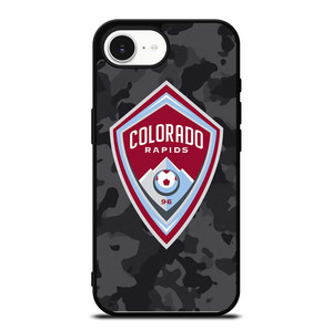COLORADO RAPIDS MLS BLACK CAMO iPhone 16e Case Cover