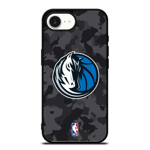 DALLAS MAVERICKS BLACK CAMO iPhone 16e Case Cover
