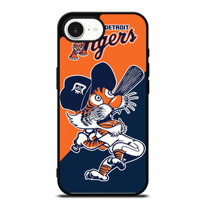 DETROIT TIGERS MASCOT MLB LOGO iPhone 16e Case Cover