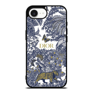DIOR FLORAL BLUE iPhone 16e Case Cover