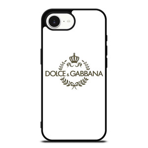 DOLCE AND GABBANA WHITE LOGO iPhone 16e Case Cover