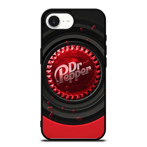 DR PEPPER SODA RED BLACK iPhone 16e Case Cover