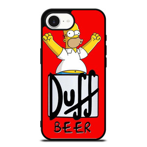 DUFF BEER THE SIMPSONS CARTOON 4 iPhone 16e Case Cover