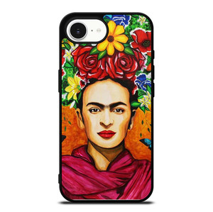 FRIDA KAHLO FLORAL ART iPhone 16e Case Cover