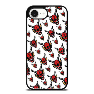 HELLFIRE CLUB STRANGER THINGS PATTERN iPhone 16e Case Cover HELLFIRE CLUB STRANGER THINGS PATTERN iPhone 16e Case Cover