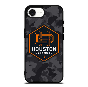 HOUSTON DYNAMO FC MLS BLACK CAMO iPhone 16e Case Cover