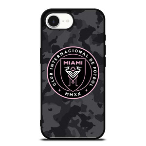 INTER MIAMI CF MLS BLACK CAMO iPhone 16e Case Cover