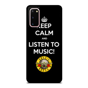 KEEP CALM AND LISTEN GUNS N ROSES Samsung Galaxy S20 Case Cover