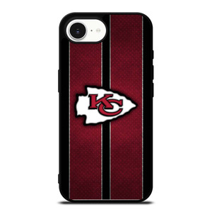 KANSAS CITY CHIEFS NFL METAL STRIPE iPhone 16e Case Cover