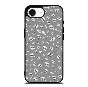 KARL LAGERFIELD PATTERN iPhone 16e Case Cover