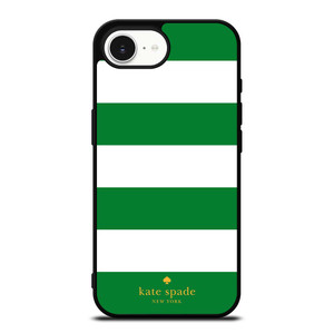 KATE SPADE GREEN STRIPE iPhone 16e Case Cover