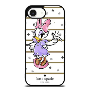 KATE SPADE NEW YORK LOGO DAISY DUCK DISNEY iPhone 16e Case Cover